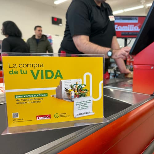 Vegalsa-Eroski se une a la campaña ‘La Compra de tu Vida’ de la Asociación Española Contra el Cáncer