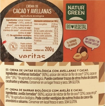 Cremas de cacao veganas: sin leche pero con la misma cantidad de azúcar y grasas