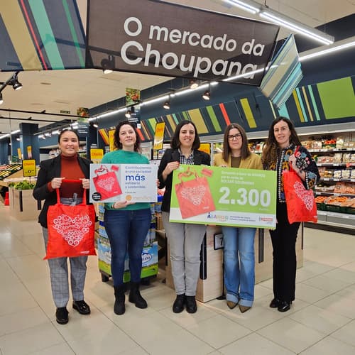 Vegalsa-Eroski y sus clientes apoyan con 2.300 euros a ASANOG en la lucha contra el cáncer infantil