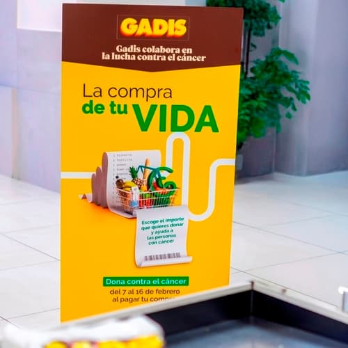 Los clientes de GADIS donan 34.149 € a la Asociación Española Contra el Cáncer