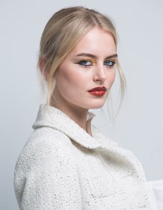 Labios desdibujados y eyeliners potentes: dos de las tendencias beauty del primer día de MBFWMadrid