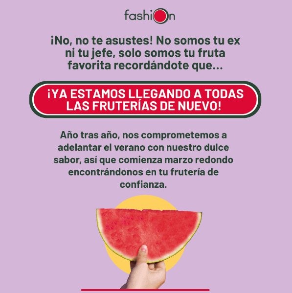 ¡Ya estamos llegando a todas las fruterías de nuevo!