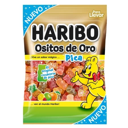 Haribo lanza Ositos de Oro Pica, los originales ahora con un recubrimiento pica