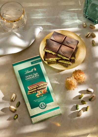 Vuelve Lindt Dubai Style Chocolate con nuevos formatos que completan la gama