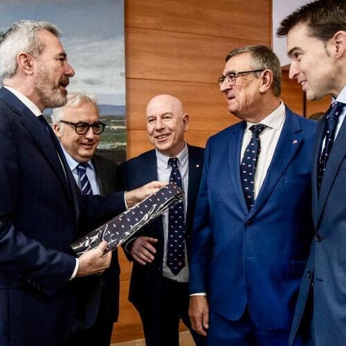 INTERPORC y Aragón fortalecen en Figan su colaboración en favor del porcino de capa blanca