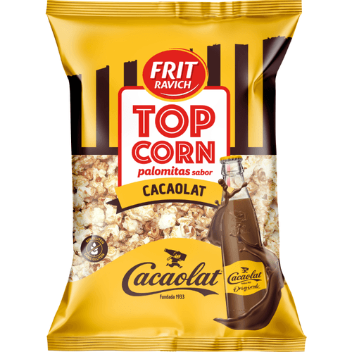 Frit Ravich y Cacaolat se unen para lanzar el nuevo sabor de Top Corn