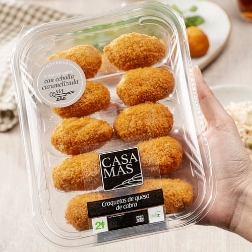 Casa Mas amplía su gama con croquetas de queso de cabra y nuevos macarrones boloñesa gratinados