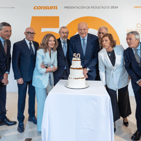 Consum facturó 4.707,3 millones de euros en 2024, un 7,3% más que el año anterior