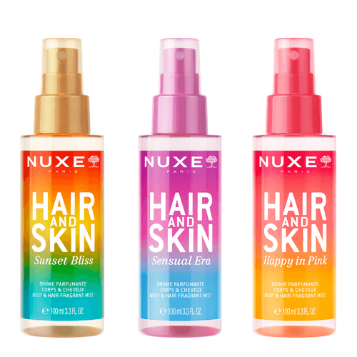 Nuxe lanza tres brumas para cuerpo y cabello