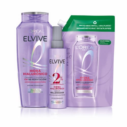 Nuevo Elvive: botellas Eco-Diseñadas y Eco-Packs de L'Oréal Paris