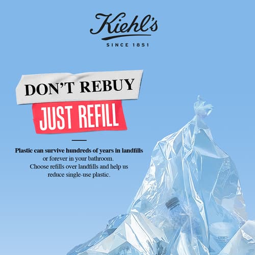 "Don't rebuy. Just refill", la iniciativa de Kiehl's para reducir el consumo de plásticos de un solo uso
