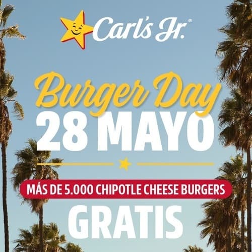 Carl’s Jr. España regalará más de 5.000 burgers