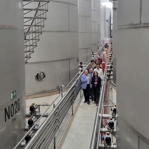 La vicepresidenta primera del Gobierno visita Dcoop