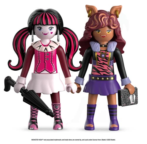 Mattel y Playmobil anuncian una alianza global para lanzar una colección de Monster High
