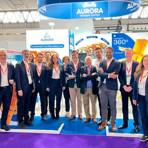 Aurora Intelligent Nutrition gana el Premio Tasting Zone en Vitafoods Europe 2025. Por tercer año consecutivo