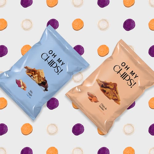 Frutos Secos Ibiza lanza OH MY CHIPS!: chips de boniato y mix vegetal en formato premium