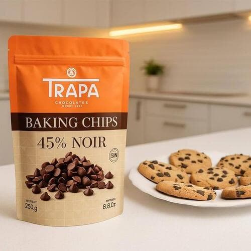 Chocolates Trapa lanza sus nuevos chips de chocolate para repostería en casa