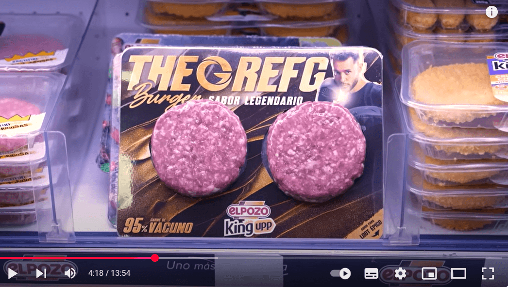 ElPozo King lanza una hamburguesa cocreada con The Grefg, referente digital de la Generación Z