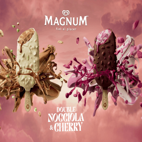 Magnum lanza Double Nocciola & Cherry, dos nuevos sabores que llevan el placer más allá