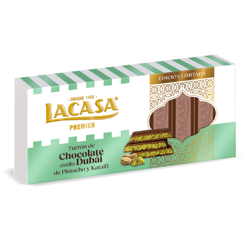 El chocolate que obsesiona al mundo ya tiene su turrón: Chocolates Lacasa lo lanza esta Navidad