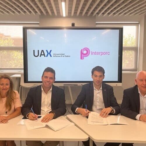INTERPORC y UAX se unen para impulsar la investigación y la formación en el ámbito agroalimentario