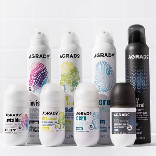Agrado Cosmetic presenta una gama de desodorantes antitranspirantes con gas compensado