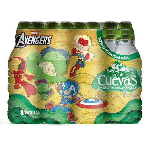 Agua de Cuevas lanza una edición especial con los personajes más icónicos de Marvel
