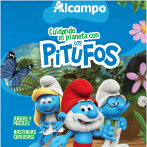 Alcampo se tiñe de azul pitufo para concienciar sobre la consecución de los Objetivos de Desarrollo Sostenible