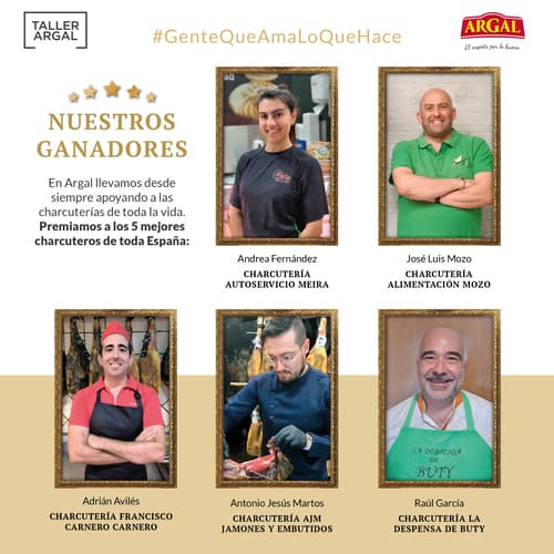 Argal Alimentación destaca el compromiso y el esfuerzo del gremio charcutero en la segunda edición de los Premios Charcud’OR