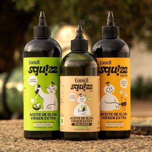 Coosur Squizz lanza una referencia de aceite de oliva virgen extra ecológico
