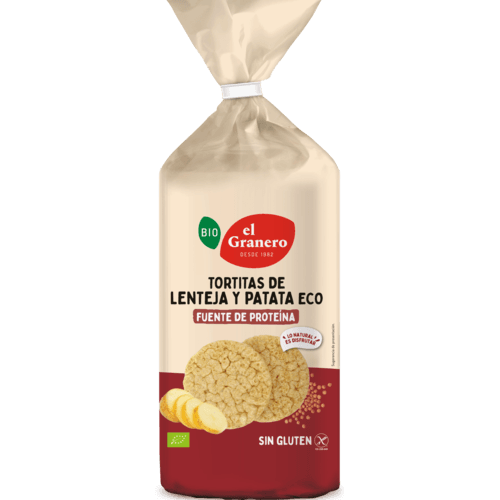 Crujientes, ecológicas y llenas de sabor: así son las nuevas tortitas de lenteja y patata de El Granero