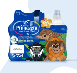 Fuente Primavera renueva su gama infantil de animales en peligro de extinción