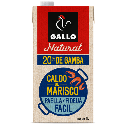 El Caldo de Marisco de Gallo, el único del mercado con un 20% de gamba, el aliado perfecto para paellas y fideuás este verano