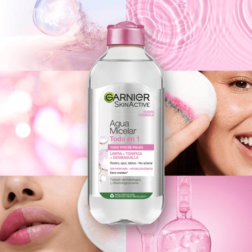 Agua micelar: el producto icónico de Garnier que vende 9 unidades cada minuto