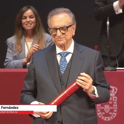 Tomás Fuertes, nombrado Hijo Adoptivo de la Ciudad de Murcia