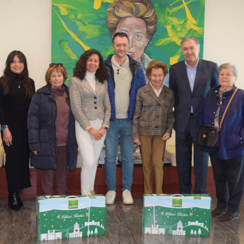 Galletas Gullón dona 18 cestas de Navidad a Cáritas de Aguilar de Campoo