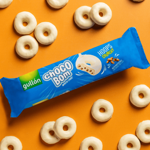 Galletas Gullón lanza Chocobom Hoops, el nuevo snack crujiente para los amantes del chocolate