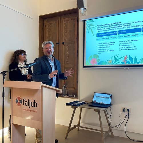 L’Aljub presenta su balance de ESG del año 2024 y se posiciona como uno de los centros más sostenibles y solidarios de España