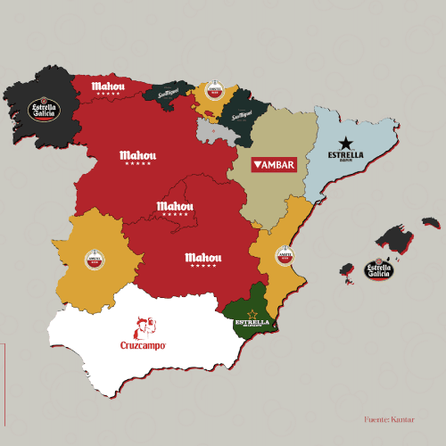 Mahou sigue siendo la cerveza más elegida por los españoles