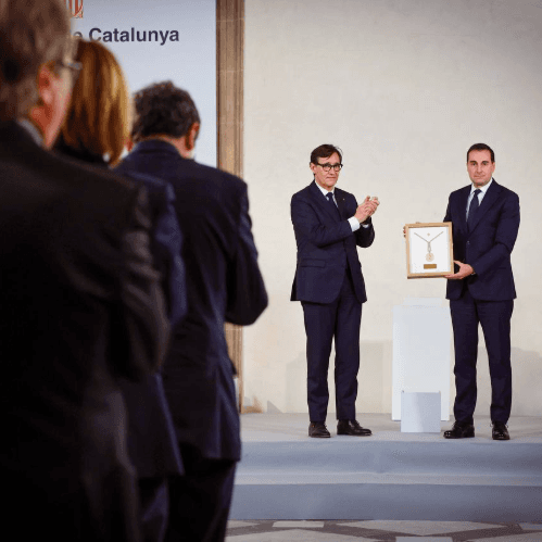 Isak Andic recibe la Medalla d'Or de la Generalitat a título póstumo