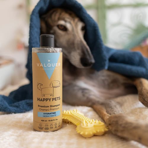 Consigue que tu mascota mantenga su pelaje brillante con la gama de Valquer Laboratorios “Happy Pets”