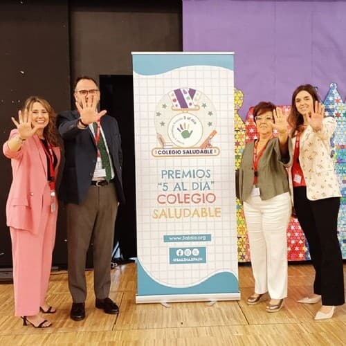 El Colegio Británico es distinguido con el máximo reconocimiento en la I edición de los ‘Premios 5 al Día Colegio Saludable’