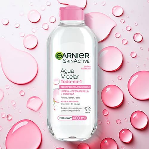 Sácale el máximo partido a tu Agua Micelar de Garnier y comienza el año con una piel limpia