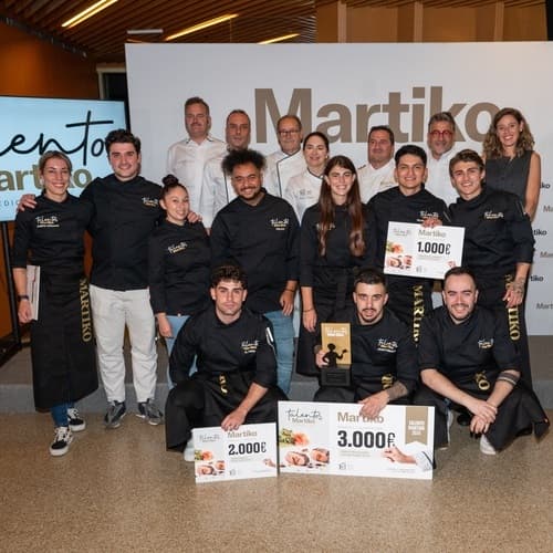 Juan García, del restaurante Dolar (Vitoria- Gasteiz), gana el concurso gastronómico Talentos Martiko