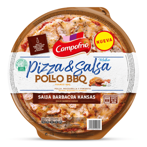 Campofrío amplía su gama Pizza&Salsa con dos nuevas recetas: Pollo BBQ Kansas y Boloñesa
