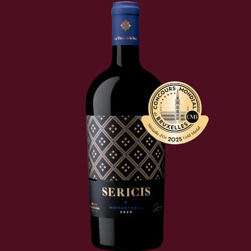 SERICIS Monastrell 2020, medalla de Oro en el Concurso Mundial de Bruselas 2025