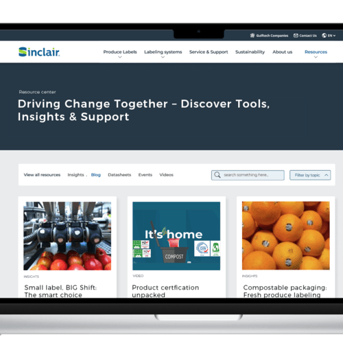 Sinclair presenta un nuevo portal web de recursos educativos