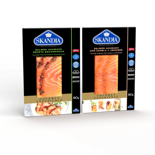 Skandia lanza al mercado una nueva gama de salmón con recetas innovadoras