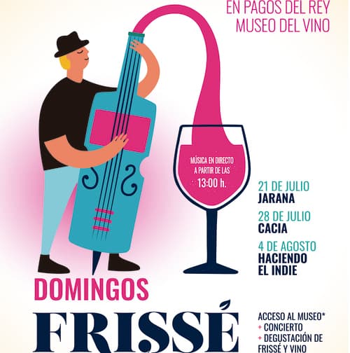DOMINGOS FRISSÉ, el plan de verano que combina música en directo y vino