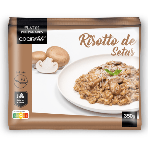 Cocinarte lanza nuevos platos preparados: Pasta con Pollo al Pesto y Risotto de Setas